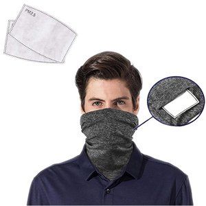 Gaiter 2-Pack with 2 Filters included, Dark Grey
